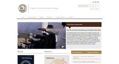 Desktop Screenshot of colegiodenotarioshidalgo.org.mx